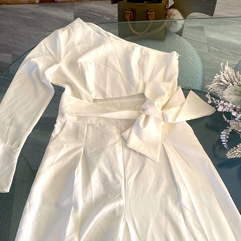 White new jumpsuit